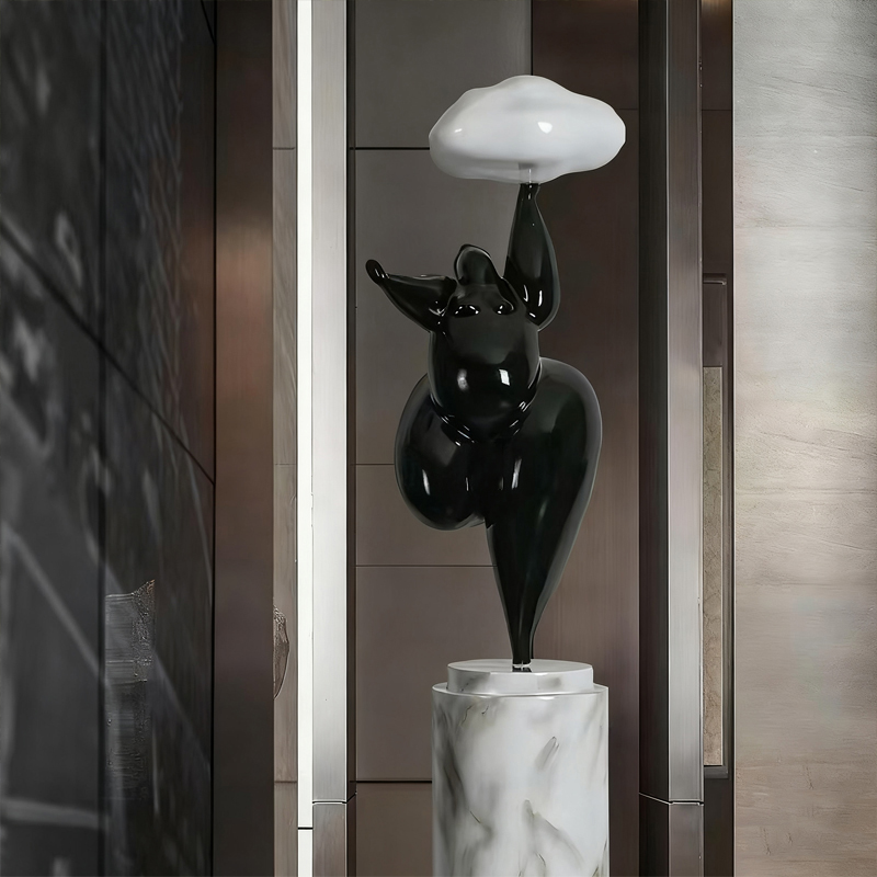 Декоративная скульптура из стекловолокна в стиле подъема облаков